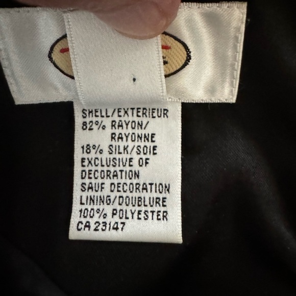 Talbots Short Sleeve Velvet Top Size 4 - Picture 6 of 8